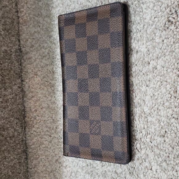 Louis Vuitton Damier Checkbook Cover Wallet Authentic - Picture 2 of 8